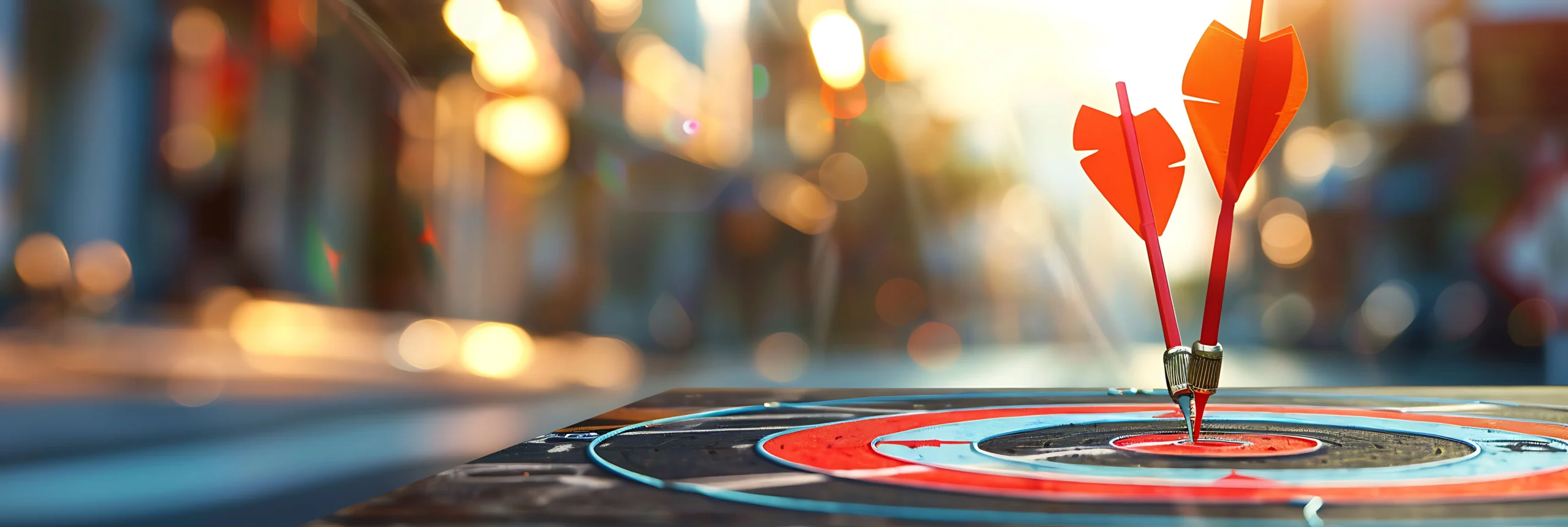 darts-hitting-bullseye-blurred-cityscape our mission