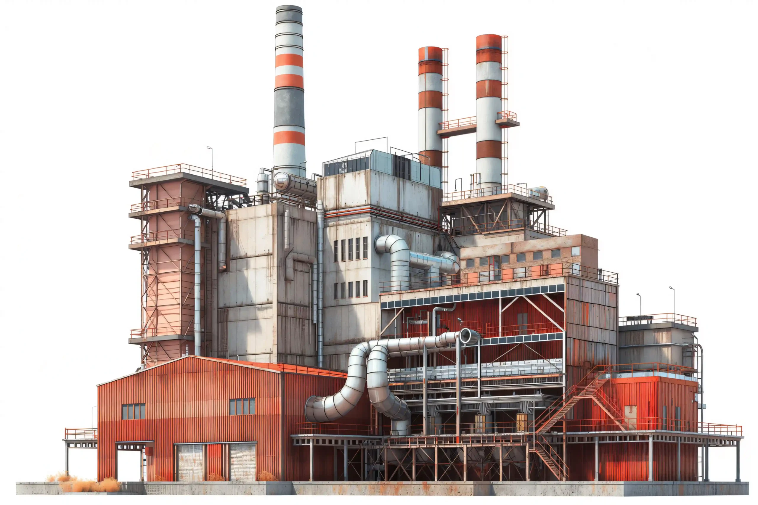 old-coal-fired-power-plant-with-large-red-white-chimneys-is-generating-electricity